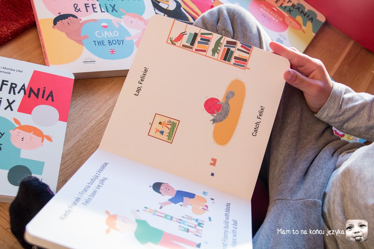 Franek, Frania i Felix - nowe tomy dwujęzycznych książek dla maluchów